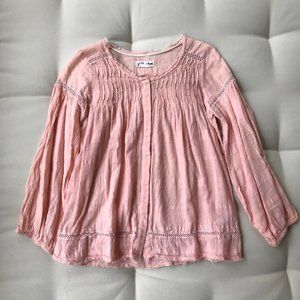 Pink Anthropologie Blouse